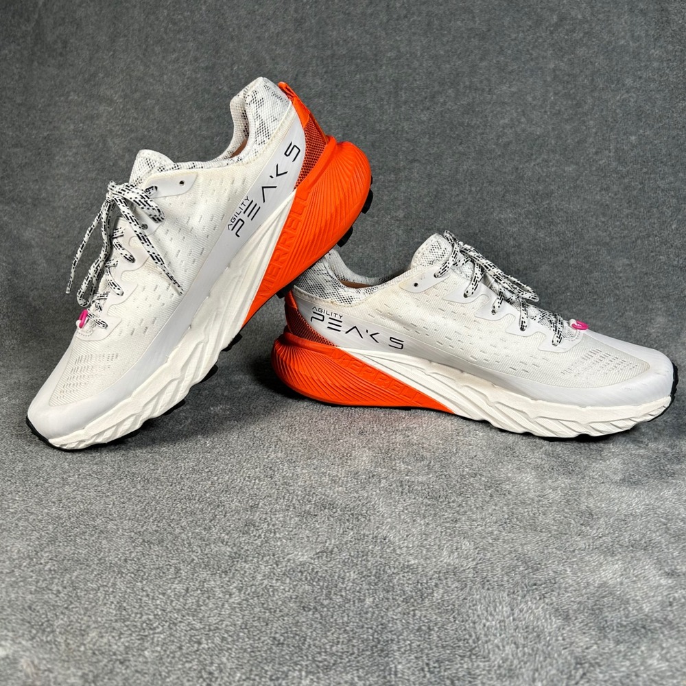 Merrell Agility Peak 5 Mens 8 White Orange Pink Trail Running Shoes J068233 - Picture 10 of 15